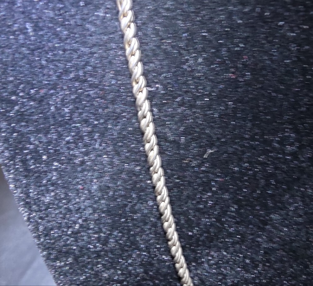 Sterling Silver Rope Chain Necklace - Picture 4 of 9